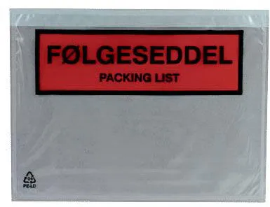 Docustick Standard delivery note pocket with print C6 165 mm x 122 mm