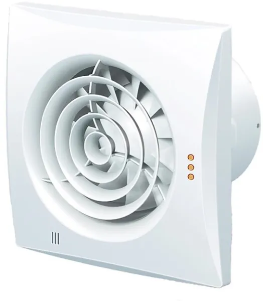 Duka fan Pro 32TH humidity and timer controlled, Ø125 mm, white